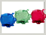 LON8-Kunststoff-sparschweinchen