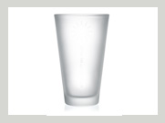 TA9700-Latte-Glas-konisch-gefrosted-satiniert